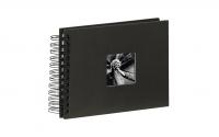 Hama Spiral-Fotoalbum Fine Art Schwarz
