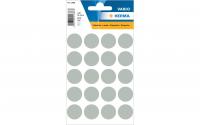 Herma VARIO FARBPUNKTE GRAU Ø19