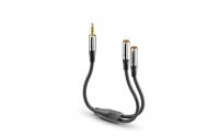 Sonero 3.5mm auf 2x 3.5mm Audio Adapter