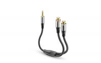Sonero 3.5mm auf 2x Cinch Audio Adapter