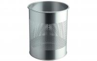 Durable Papierkorb Metall rund silber