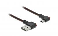Delock USB2 Kabel A-MicroB gewinkelt, 1m