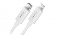 DeleyCON Lightning-USB-C Kabel 1m, Weiss