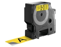 Dymo Schriftband D1, 24mm x 7m, Band: gelb