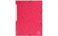 Exacompta Gummibandmappe A4 Maxi Rot