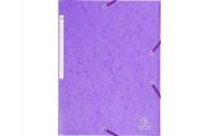 Exacompta Gummibandmappe A4 Maxi Violett