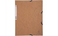 Exacompta Gummibandmappe A4 Braun