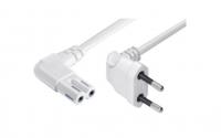 Netzkabel Euro T26 - C7, 10 m weiss