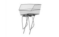 Basil Scuola-Cento-Hinterrad-Korb sw