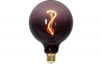 LED Colour Mix Filament E27 G125 Rot