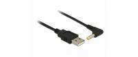 USB2.0-Stromkabel A-5VOLT, 1.5m, schwarz