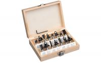 Einhell Fräsersatz 8mm, 15-tlg.