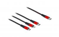 Delock USB2.0-Ladekabel 3 in 1, 30cm