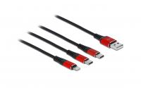 Delock USB2.0-Ladekabel 3 in 1, 30cm