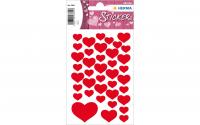Herma Sticker Rote Herzen klein