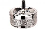 Dameco Schleuder-Aschenbecher silber