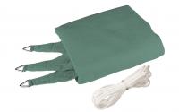 Sonnensegel grün 4.0m, Dreieck