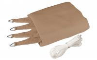 Sonnensegel schilf 4.0m, Quadratisch