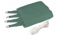 Sonnensegel grün 4.0m, Quadratisch