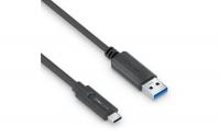 PureLink USB3.1 Gen1 USB-A-C, 1.0m, Schwarz