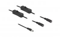 Delock DC 5.5x2.1mm Stecker zu 2x DC Buchse