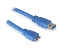 USB3.0 Kabel, 3.0m, A-Micro-B, Blau