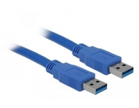 USB3.0 Kabel, 1.5m, A-A, Blau