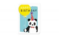 Cart Geburtstagskarte Panda