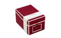 Fotobox burgundy 17.5x15.7x25.6cm