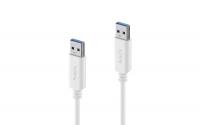 PureLink USB3.1 Gen1 USB-A-A, 2m, Weiss
