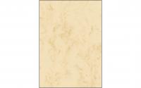 Sigel Marmor-Papier, beige, beidseitig