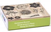Heyda Motivstempel-Set Blumen