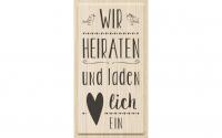 Heyda Motivstempel Wir Heiraten und laden..