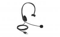 Delock USB Mono Headset für PC + Notebook