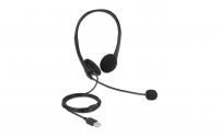 Delock USB Stereo Headset für PC + Notebook