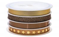 Pattberg Geschenkband-Set Glitter Star