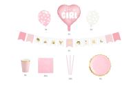 Partydeco Decorations Set Its a girl
