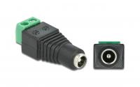Delock Adapter DC, 5,5 x 2,1mm Buchse