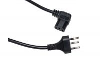 Netzkabel T12-C13 90 seitlich gewinkelt re