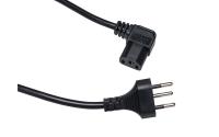 Netzkabel T12-C13 90 seitlich gewinkelt re