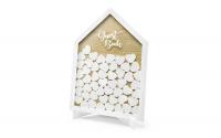 Partydeco Gästebuch Haus aus Holz