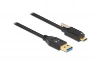 Delock USB3.2 Gen2 Kabel Typ-A zu C, 0.5m