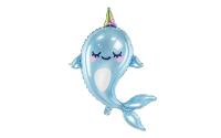 Partydeco Folienballon Narwal