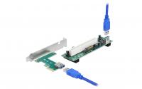 Delock PCI-Express Riserkarte, x1 zu 1x PCI