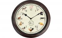 Esschert Design Gartenuhr mit Bauernhoftier