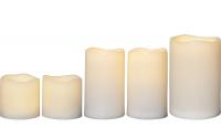 Star Trading LED Pillar Kerze Paul 5er Pack