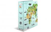 Herma Ordner 7 cm Weltkarte