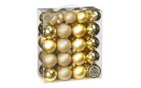 Inge Kugelsortiment, Gold-Mix, 44 Stk.