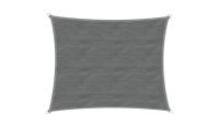Sonnensegel Rechteck 4x5, grau