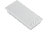 FRANKEN Magnete, 23 x 50 mm, 10 Stück, grau